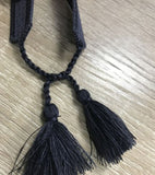 Hot Brand Jewelry 30 Colors Cotton Rope Woven Bracelets Letter Signature Embroidery Bangle For Women Tassel Lace-up Bracelets